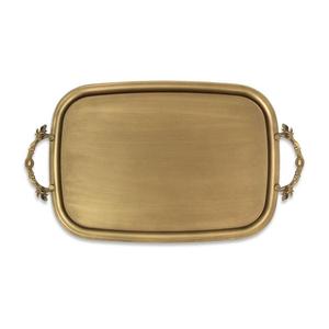 Bandeja Rectangular para Servir Alimentos con Diseño Floral Grabado, Diseño Sólido, Bandejas Decorativas Hechas a Mano para Uso en Restaurantes - Product Image 3