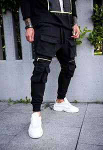 Pantalon Cargo Décontracté Sportif pour Homme, Tendance Hip Hop, Vente en Gros 2026, Toutes Couleurs, avec Logo Personnalisé - Product Image 4