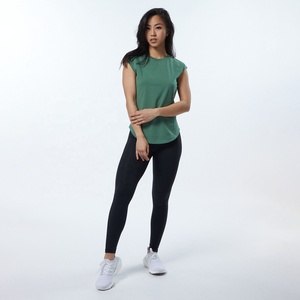 Women Fast-Drying Summer Active <b>Tops</b> Breathable Yoga Fitness Velocity T-Shirt With Short <b>Sleeves</b> Seamless Running Women T-Shirt - Product Image 4