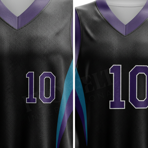 Maillot de basket-ball de qualité supérieure, design unique, tissu léger, ensemble de vêtements de sport pour les joueurs adultes, les jeunes et les étudiants - Product Image 4