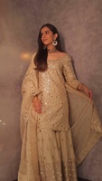 Elegante Salwar Kameez Pakistaní Bordado y Lavable para Mujer, Últimas Colecciones, Material de Vestido de Alta Calidad en Chinon