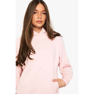 Sudadera con capucha corta personalizada para mujer, sudaderas y polerones casuales para mujer, sudadera con capucha extragrande corta para mujer, tejida - Product Image 4