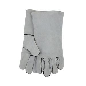 Gants de sécurité haute performance, nouveau design, en cuir de vachette pleine fleur, résistants à l'abrasion et à la chaleur, usage intensif pour la lutte contre les incendies et le soudage - Product Image 5