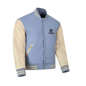 Vestes de sport universitaires de haute qualité, corps en laine, manches en cuir véritable, vêtements d'hiver, veste de sport élégante et stylée pour hommes - Product Image 3