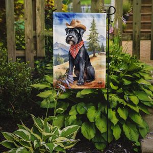 Schnauzer géant Cowboy Welcome Garden Flag Multicolor Mailbox Bannière décorative de jardin pour les œuvres d'art de patio et les parterres de fleurs - Product Image 2