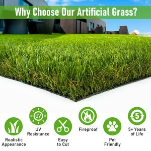 พรมหญ้าเทียมเหมือนจริง TH-PAG-216สำหรับสัตว์เลี้ยงเนื้อผ้านุ่มสบายแผ่นรองกันลื่นเหมาะสำหรับการใช้งานทุกที่ - Product Image 6