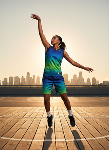 Maillot de basketball brodé respirant 100 % polyester, sans manches, uniforme d'équipe, couture frontale, personnalisable avec nom et numéros d'équipe, vente en gros - Product Image 4