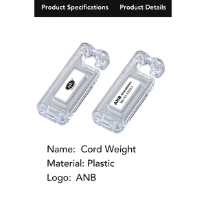 ANB <b>Plastic</b> Cord Weight for Roller and Vertical Blinds Waterproof Horizontal Pattern Shades Components for Shade Control - Product Image 3