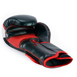 Gants de boxe en cuir véritable/PU avec logo personnalisé, gants de Muay Thai, gants de kick-boxing, gants de boxe multicouches haute densité - Product Image 4