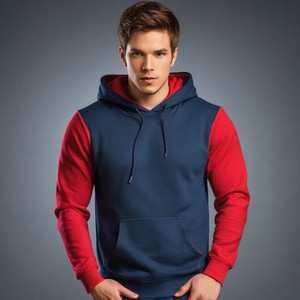 Sweat à capuche doublé pour homme 2023, multicolores, manches longues, 100% coton, confortable, nouveau design - Product Image 2
