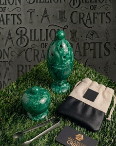 Ensemble de brûleur à bakhoor en résine de luxe avec pince et sac de transport, brûleur à encens arabe Oud, coffret cadeau - Product Image 1
