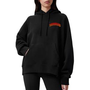 Sudadera con Capucha Personalizada de 390 g/m², Algodón y Poliéster, Hombros Caídos, Estampado 3D, Reversible, Talla Grande - Product Image 4