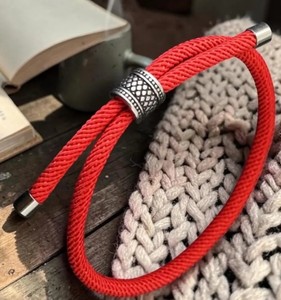 Adjustable Rope Bracelet for <b>Men</b>, Minimalist Cord Bracelet Homme 4mm, Casual Wrist Jewelry Gift - Product Image 1