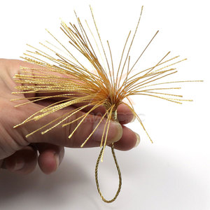 Best Selling Reasonable Price High Quality Nylon/Polyester <b>Soft</b> Fabric New Style Bullion <b>Wire</b> Tassels - Product Image 5
