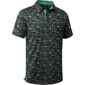 เสื้อโปโลกอล์ฟผู้ชายคุณภาพพรีเมียม ผ้าโพลีเอสเตอร์ผสมคอตตอน ซับเหงื่อ แห้งเร็ว สกรีนโลโก้ตามสั่ง - Product Image 1
