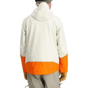 Veste de chasse imperméable et durable pour homme, couleur orange vif, haute visibilité, pour le tir en terrain ouvert, avec grandes poches, équipement de plein air en toile - Product Image 2