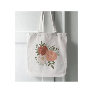 Floral séchage rapide grande capacité fait à la main 100% coton brodé sac fourre-tout durable léger recyclable en gros Durable - Product Image 1