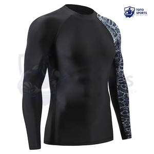 ซัพพลายเออร์ที่ดีที่สุด ผู้ขายยอดนิยม เสื้อผ้ากีฬาฟิตเนสระบายอากาศได้ดี ทรงเข้ารูป สวมใส่สบาย เหมาะสำหรับการฝึกซ้อมอย่างมืออาชีพ น้ำหนักเบา เสื้อรัดกล้ามเนื้อสำหรับผู้ชายสำหรับออกกำลังกายในยิม - Product Image 3