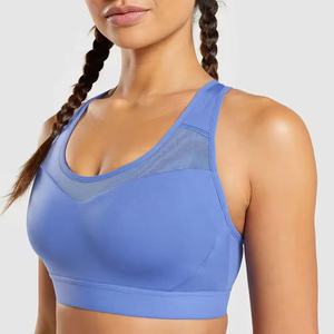 Women's Lightweight Breathable Comfort Quick-Drying Shockproof Strapless Sports <b>Bra</b> 100% Cotton Medium Support <b>Removable</b> <b>Pads</b> - Product Image 5
