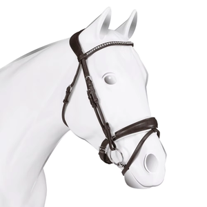 Brida de Cristal para Caballo de Diseño |   Cabezada de Cuero Premium con Acolchado Suave para Equitación Inglesa, Duradera, para Caballos - Product Image 3