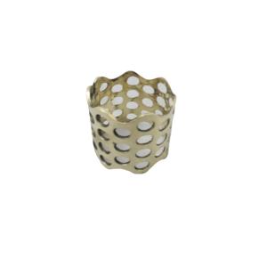 Anillo de Servilleta con Diseño Melodioso, Anillo Decorativo de Aluminio para Mesa con Acabado Dorado para Decoración del Hogar, Hotel y Bodas - Product Image 6
