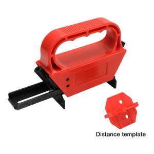 Herramienta profesional de acero al carbono para fijación oculta de tarimas con 2 plantillas de distancia - Product Image 2