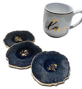 Able Decoration Posavasos de té de resina Premium personalizable Posavasos de bebida Premium con tamaño y diseño para promociones - Product Image 1