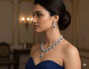 Ensemble de colliers en laiton de créateur pour femmes, avec boucles d'oreilles résistantes à la rouille, pour tenues de fête, style décontracté et accessoires de mode (vente en gros) - Product Image 3