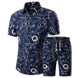 Ensemble short de jogging et t-shirt pour homme, deux pièces, collection été 2026, personnalisable, idéal pour la plage - Nouveauté très prisée - Product Image 2