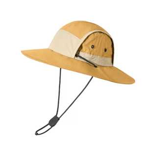Unisex Adjustable Bucket <b>Hat</b> With Wide Brim And Contrast Color Panel For Outdoor Use Spring Summer Casual Style Adult Size - Product Image 3