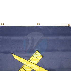 Bandera Masónica Premium de Alta Calidad, Ligera, de Poliéster, con Diseño Nuevo, Escuadra y Compás, Venta al Por Mayor - Product Image 6