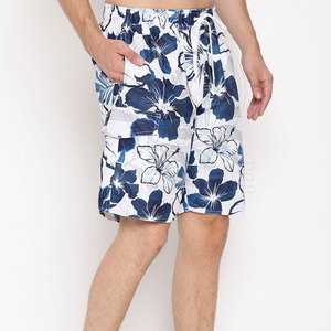 Shorts de plage décontractés de qualité supérieure, séchage rapide, en Spandex/Polyester, coutures durables, toucher doux, respirant, écologique - Product Image 3