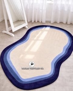 Alfombras de Lana Hechas a Mano con Diseño Moderno Personalizado 2026, Alfombra Hecha a Mano al por Mayor para Sala de Estar, Textiles Indios H/L - Product Image 1