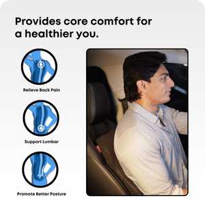 2025 oreiller de soutien lombaire en mousse à mémoire de forme pour sièges de voiture coussin arrière spécial pour conduite confortable longs voyages chaise de bureau voyage - Product Image 5