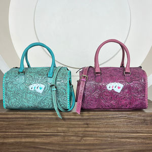 Sac de voyage personnalisé en cuir usiné à la main portable sac de sport rapide sac de voyage en cuir véritable au design durable pour unisexe - Product Image 4