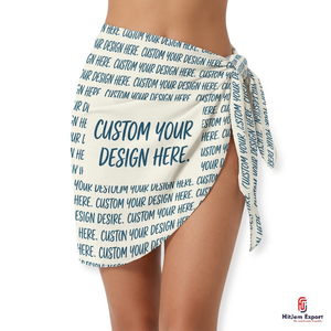 Pareo Hawaiano Polinesio Personalizado de Moda, Envoltura de Playa Ligera, Ropa Tropical para Resort, Proveedor y Exportador de Tejidos OEM ODM - Product Image 1