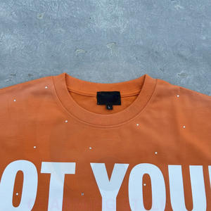 T-shirt Homme Oversize Vintage Délavé et Usé Printemps-Été 2026 – Personnalisez Votre Propre Logo – 100% Coton Épais Lavé à l'Acide - Product Image 3