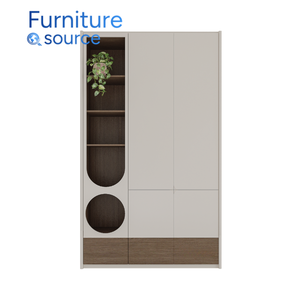 Armarios de dormitorio modernos de construcción Premium duraderos Almacenamiento en el hogar elegante-OEM/ODM portátil disponible Precio directo de fábrica para hoteles - Product Image 2