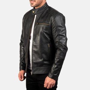 Chaquetas de hombre con diseño moderno y estampado de piel de serpiente, chaqueta de cuero para hombre, chaqueta de cuero de cocodrilo para mujer, logotipo personalizado - Product Image 2