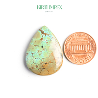 Pierres précieuses cabochons ovales en turquoise Royston naturelle de haute qualité pour la fabrication de bagues, pendentifs, boucles d'oreilles et bijoux, pierres précieuses en vrac de tiers