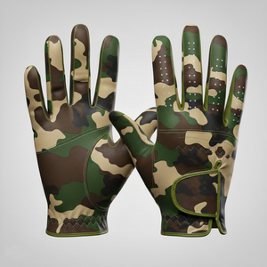 Gants de golf personnalisés avec logo OEM, fournisseur de marques privées, poignée de golf en cuir de qualité supérieure - Product Image 1