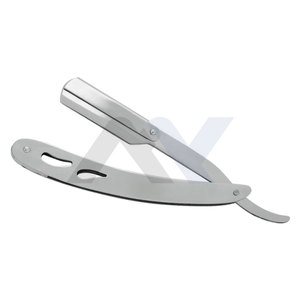 Professional Quality Barber Razor Shaving Razor with <b>Swing</b> Lock and Custom Color Steel Handle Premium Straight Edge Barber Tool - Product Image 1