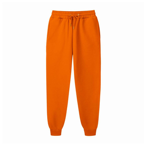 Joggers personnalisables vierges pour hommes, en molleton, avec cordon de serrage, pantalons de survêtement de sport et d'entraînement épais, vente en gros, OEM, vêtements de sport - Product Image 1