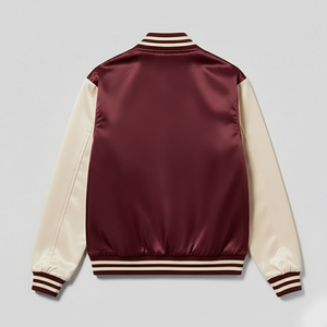 Chaquetas Varsity de Satén para Hombre de Buena Calidad en Venta al por Mayor, Nueva Llegada, Chaquetas Varsity de Satén de Manga Larga a la Moda - Product Image 2