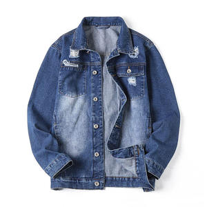 Veste en jean pour homme respirante, personnalisée, de haute qualité, style cowboy, nouvelle veste en jean décontractée, veste en jean slim, veste bomber en jean - Product Image 1