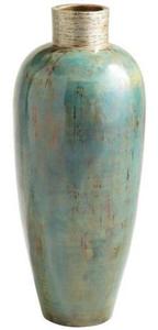 Vase en céramique rouge turquoise fait main Linea, d'inspiration asiatique, en porcelaine décorative, pour salon, salle de thé, mariage - Product Image 2