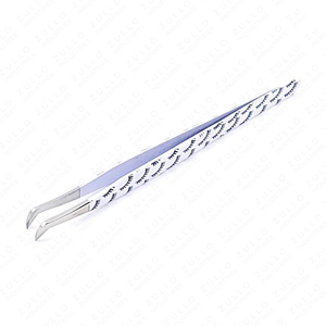 OEM White Coated Russian Volume Eyelash Extension Tweezers Stainless Steel Precision Pointed Tip Private Label Lash <b>Tool</b> - Product Image 6
