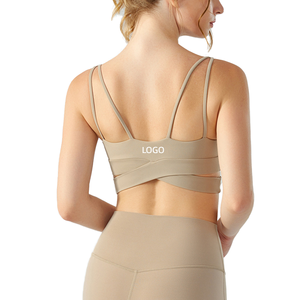 Vente en gros de tenues de sport personnalisées pour femmes, ensembles de yoga élastiques, soutien-gorge de sport à fort impact pour femmes - Product Image 6