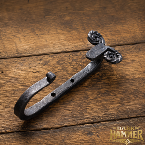 Gancho de Pared de Hierro Forjado a Mano con Cabeza de Carnero, Resistente, Estilo Rústico, para Colgar Abrigos, Decoración para Entrada de Casa de Campo - Product Image 1