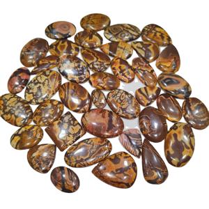 Cabujón de Jaspe Australiano, Gemas Naturales Sueltas para Joyería, Formas Variadas, 20-45 mm, 8-12 g, Certificado por Terceros, a Granel, KHUSHI - Product Image 3